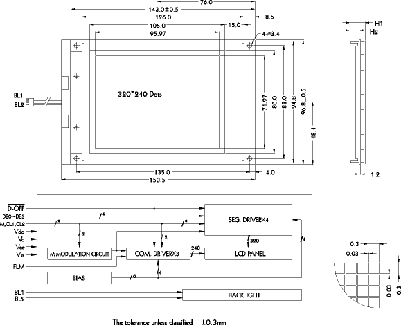 LCD- PG-320240-C