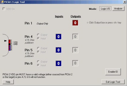  Logic Tool   Analyzer  Logic I/O  PICkit 2 Programmer