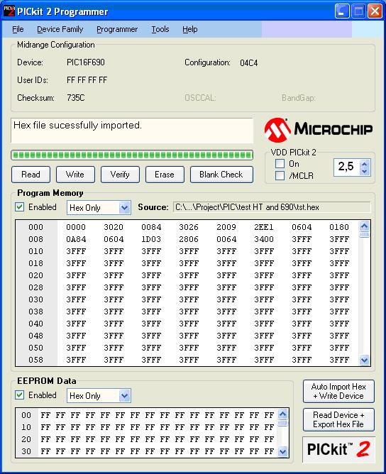  PICkit 2 Programmer